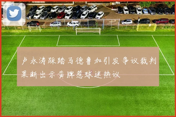 卢永涛踩踏马德鲁加引发争议裁判果断出示黄牌惹球迷热议